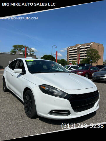 2015 Dodge Dart for sale at BIG MIKE AUTO SALES LLC in Lincoln Park MI