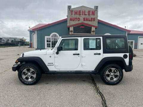 2016 Jeep Wrangler Unlimited for sale at THEILEN AUTO SALES in Clear Lake IA