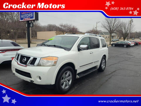 2011 Nissan Armada for sale at Crocker Motors in Beloit WI