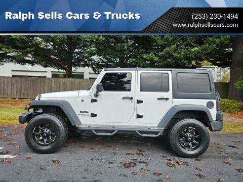 2016 Jeep Wrangler Unlimited for sale at Ralph Sells Cars & Trucks in Puyallup WA