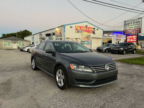 2014 Volkswagen Passat for sale at ONYX AUTOMOTIVE, LLC in Largo FL