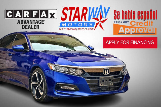 2019 Honda Accord for sale at Starway Motors in Houston, TX