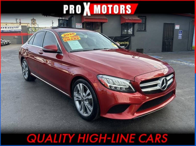 2020 Mercedes-Benz C-Class for sale at Pro X Motors in South Gate CA