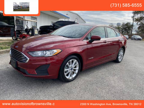 2019 Ford Fusion Hybrid for sale at Auto Vision Inc. in Brownsville TN