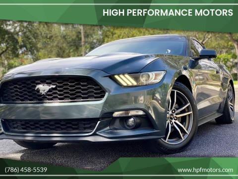 2016 Ford Mustang for sale at HIGH PERFORMANCE MOTORS in Hollywood FL