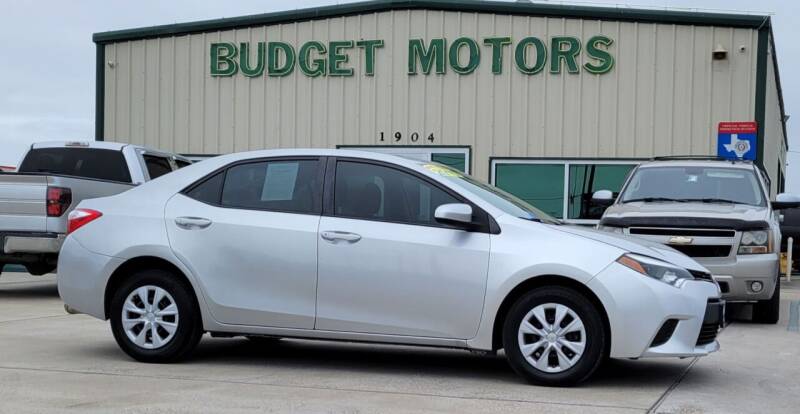 2015 Toyota Corolla for sale at Budget Motors in Aransas Pass TX