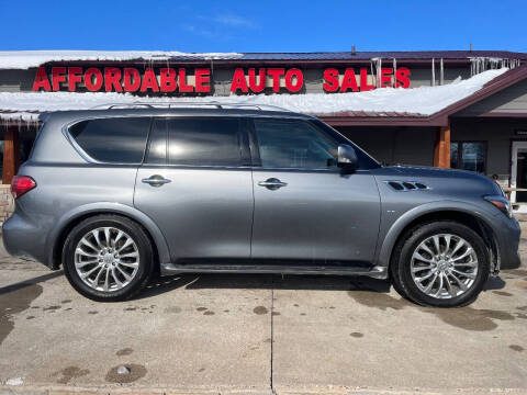 2016 Infiniti QX80 for sale at Affordable Auto Sales in Cambridge MN