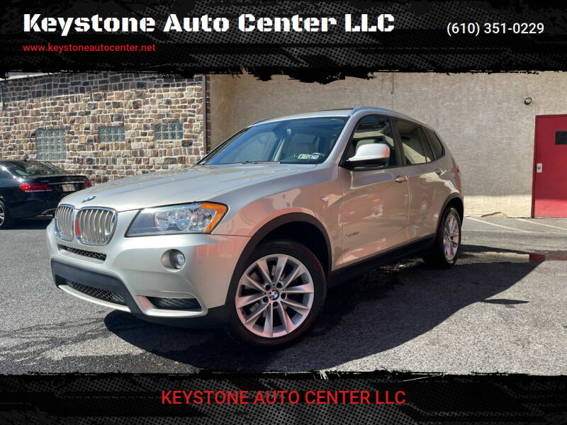 2013 BMW X3 for sale at Keystone Auto Center LLC in Allentown PA