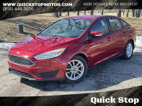 2016 Ford Focus for sale at Quick Stop Motors in Kansas City MO