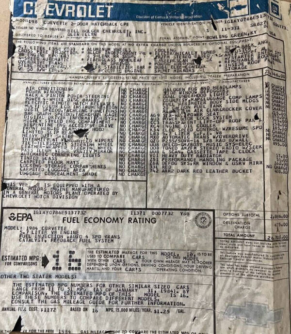 1984 Chevrolet Corvette