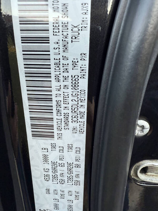 2018 RAM 2500 Big Horn