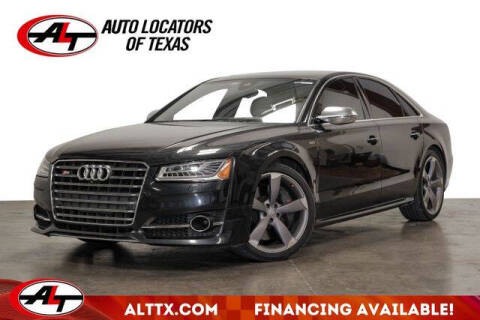 2015 Audi S8 for sale at AUTO LOCATORS OF TEXAS in Plano TX