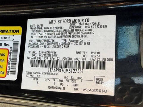 2021 Ford Mustang GT Premium