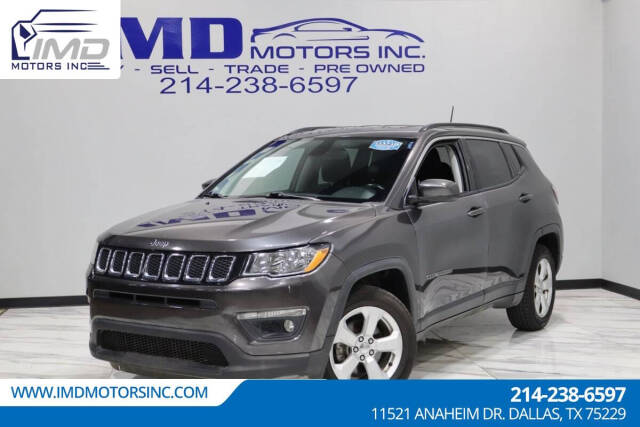 2019 Jeep Compass for sale at IMD MOTORS, INC in Dallas, TX