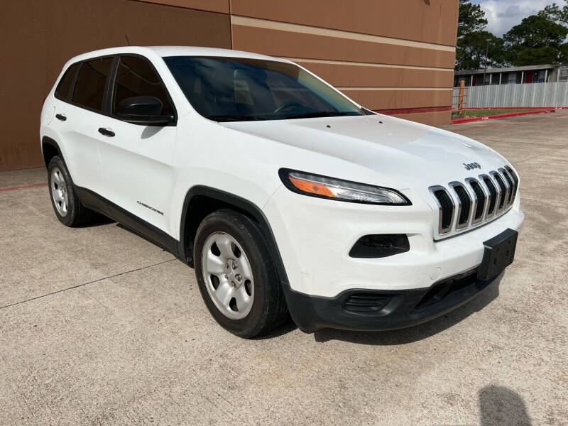 2014 Jeep Cherokee for sale at ALL STAR MOTORS INC in Houston TX