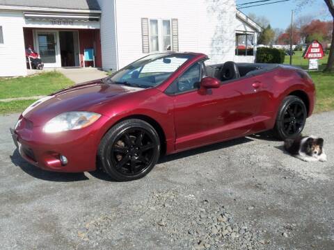 2007 Mitsubishi Eclipse Spyder for sale at Red Barn Motors, Inc. in Ludlow MA