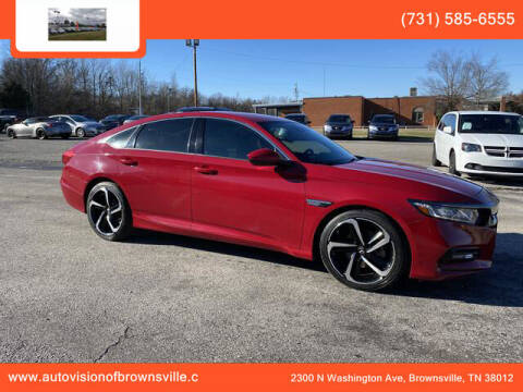 2018 Honda Accord for sale at Auto Vision Inc. in Brownsville TN