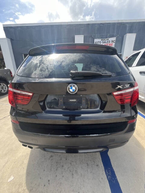 2011 BMW X3 for sale at Rolin Auto Sales, Inc. in Fort Pierce, FL