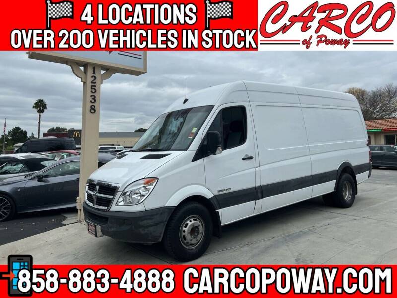 2008 Dodge Sprinter for sale at CARCO OF POWAY in Poway CA