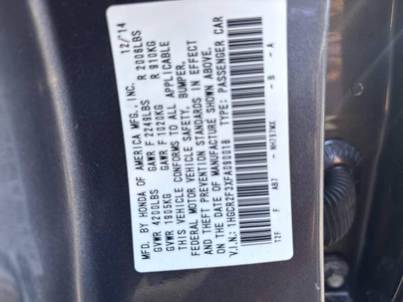 2015 Honda Accord LX