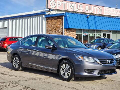 2013 Honda Accord for sale at Optimus Auto in Omaha NE