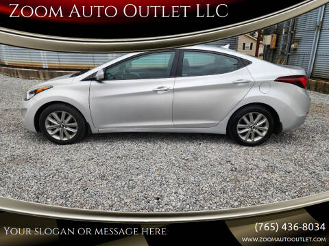 2015 Hyundai Elantra for sale at Zoom Auto Outlet LLC in Thorntown IN