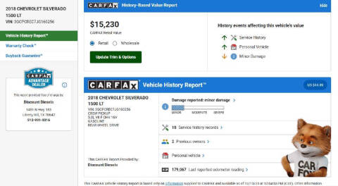 2018 Chevrolet Silverado 1500