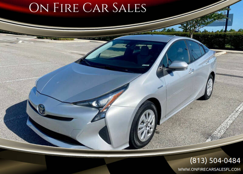2018 Toyota Prius for sale at On Fire Car Sales in Tampa FL