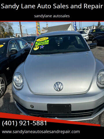2013 Volkswagen Beetle for sale at Sandy Lane Auto Sales and Repair in Warwick RI