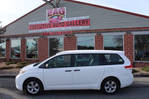 2011 Toyota Sienna for sale at EXECUTIVE AUTO GALLERY INC in Walnutport PA