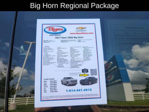 2017 RAM 2500 Big Horn
