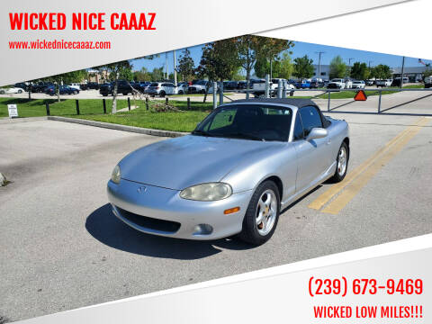 2002 Mazda MX-5 Miata for sale at WICKED NICE CAAAZ in Cape Coral FL