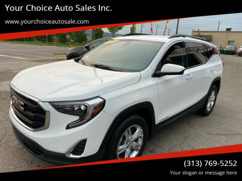 2018 GMC Terrain for sale at Your Choice Auto Sales Inc. in Dearborn MI