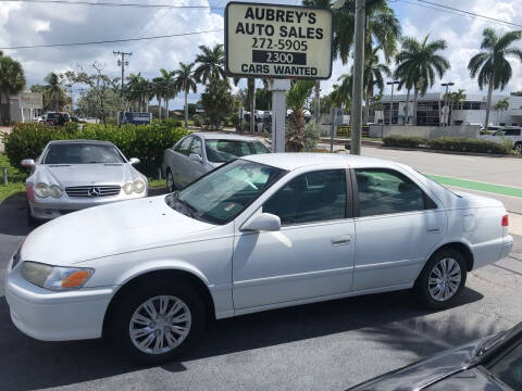 2001 Toyota Camry for sale at Aubrey's Auto Sales in Delray Beach FL
