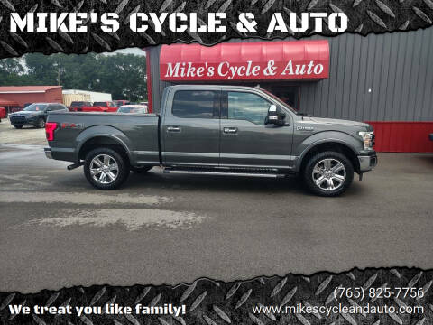 2018 Ford F-150 for sale at MIKE'S CYCLE & AUTO in Connersville IN