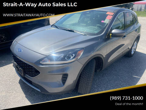 2021 Ford Escape for sale at Strait-A-Way Auto Sales LLC in Gaylord MI