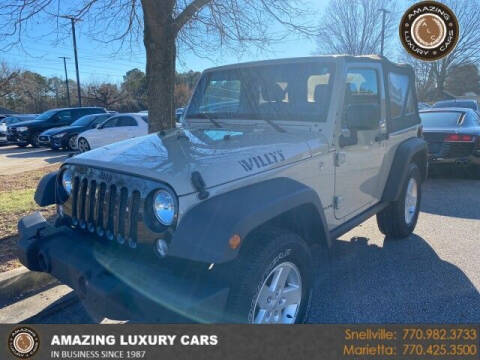 2017 Jeep Wrangler for sale at Amazing Luxury Cars in Snellville GA