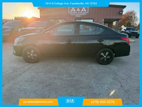 2019 Nissan Versa for sale at A & A Auto Sales in Fayetteville AR