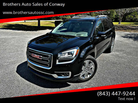 2017 GMC Acadia Limited for sale at Brothers Auto Sales of Conway in Conway SC