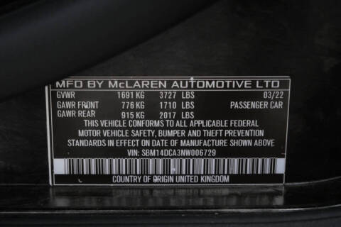 2022 McLaren 720S Performance