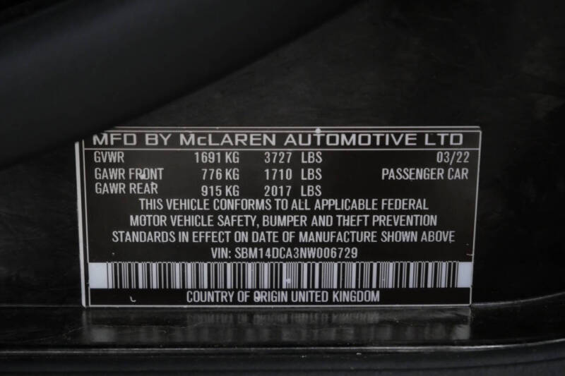 2022 McLaren 720S Performance