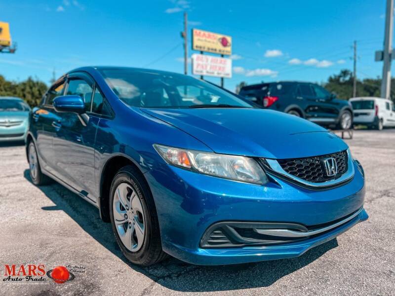 2015 Honda Civic for sale at Mars auto trade llc in Orlando FL