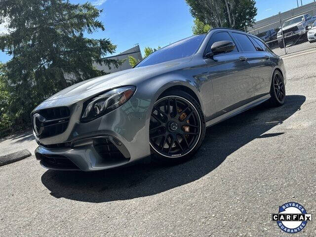 Used 2018 Mercedes-Benz E-Class AMG E63 with VIN WDDZH8KB8JA385189 for sale in Kirkland, WA