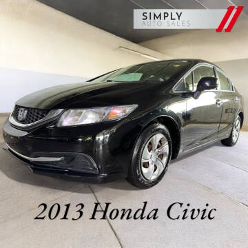 2013 Honda Civic for sale at Simply Auto Sales in Lake Park FL