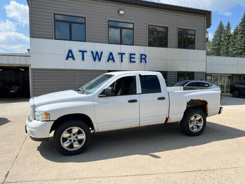 2004 Dodge Ram 1500 for sale at Atwater Ford Inc in Atwater MN