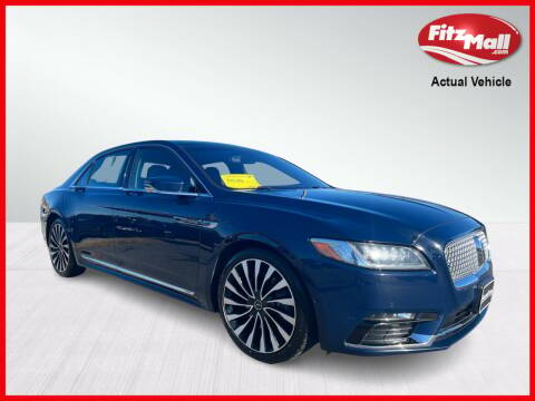 2018 Lincoln Continental for sale at Fitzgerald Cadillac & Chevrolet in Frederick MD