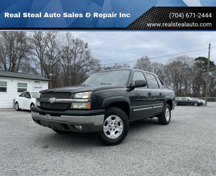 2004 Chevrolet Avalanche for sale at Real Steal Auto Sales & Repair Inc in Gastonia NC