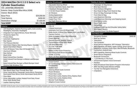 2024 Mazda CX-5 2.5 S Select