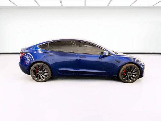 Dk. Blue 2022 Tesla Model 3 Performance AWD Performance 4dr Sedan 24