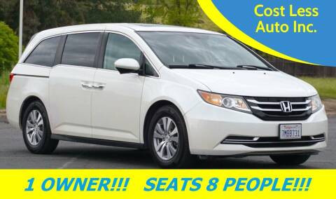 2015 Honda Odyssey for sale at Cost Less Auto Inc. in Rocklin CA